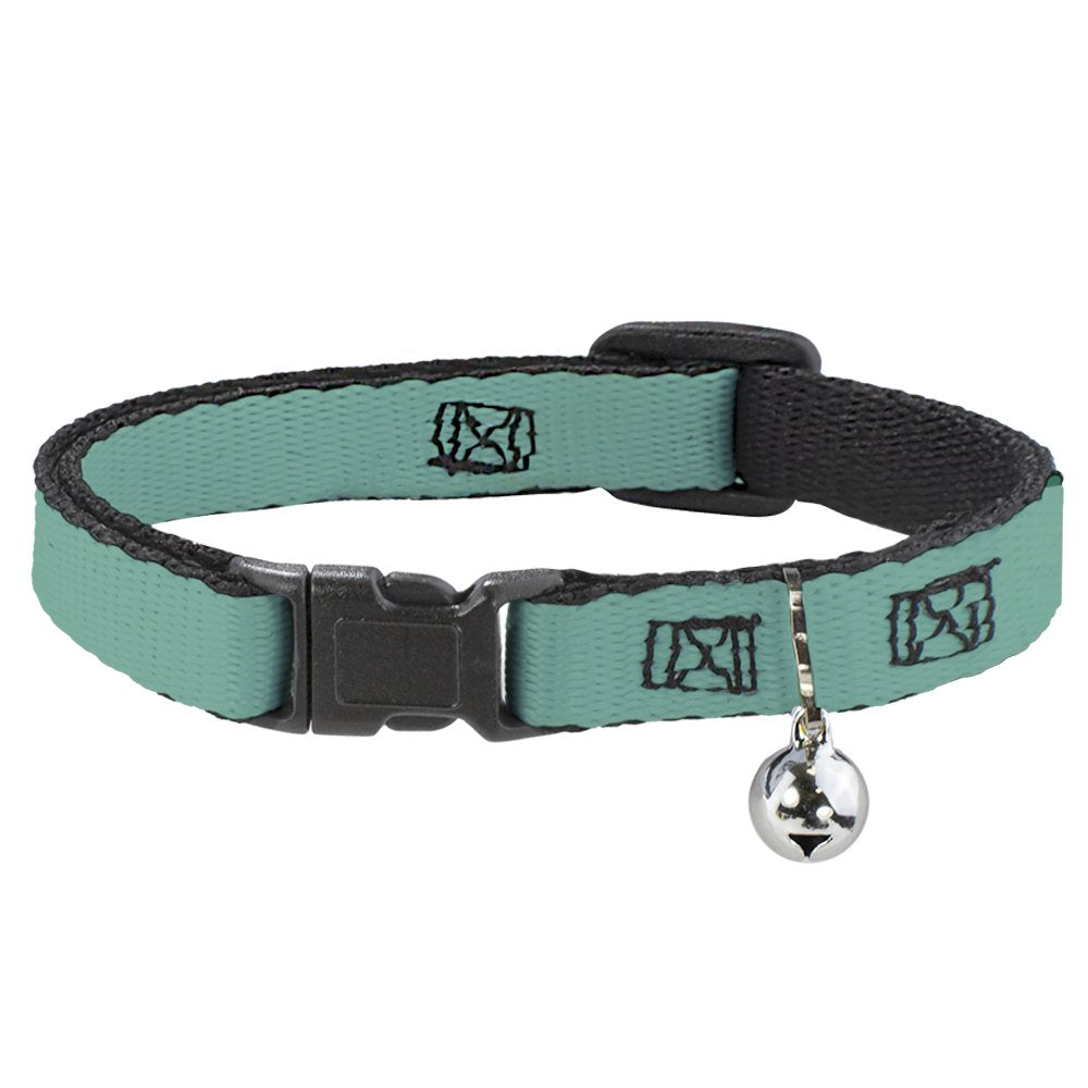 Breakaway Cat Collar with Bell, Teal, One Size product photo