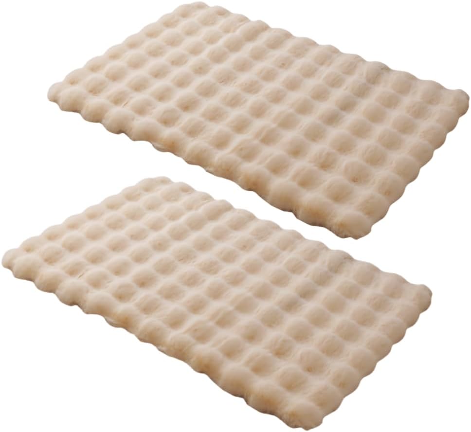 Machine-Washable Rectangular Pet Cushion, Sand Beige, Medium product photo