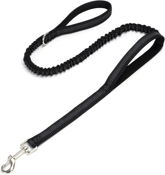 Mays BlueRiver Petware Bungee Shock-Absorbing Dog Leash, Charcoal studio product photo