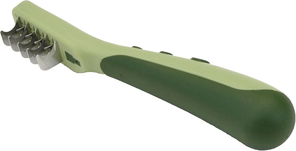 Dematting Comb with Rounded Safety Tips, Green product photo
