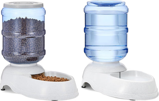 Gravity Water Dispenser Bowl 1-Gallon, Gray product photo