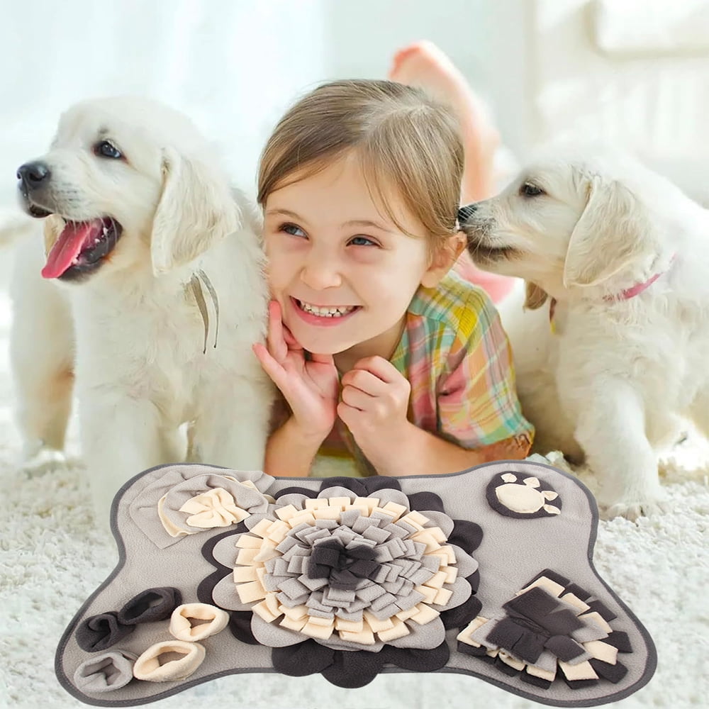 Interactive Snuffle Mat Foraging Toy, Gray product photo