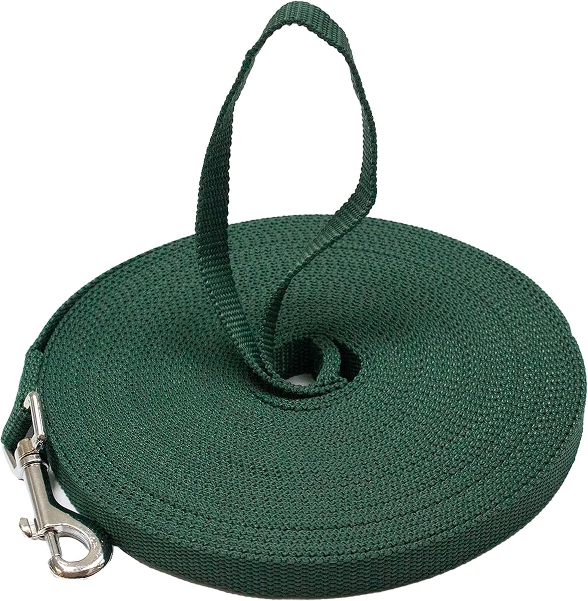 Long-Line Training Nylon Leash 30-Foot, Olive Green product photo