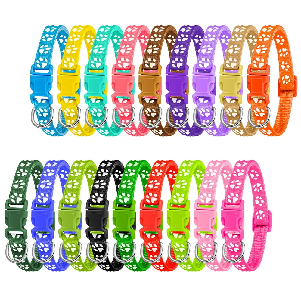 Puppy Starter Collar Adjustable Nylon, Soft Cream, Extra Small product photo
