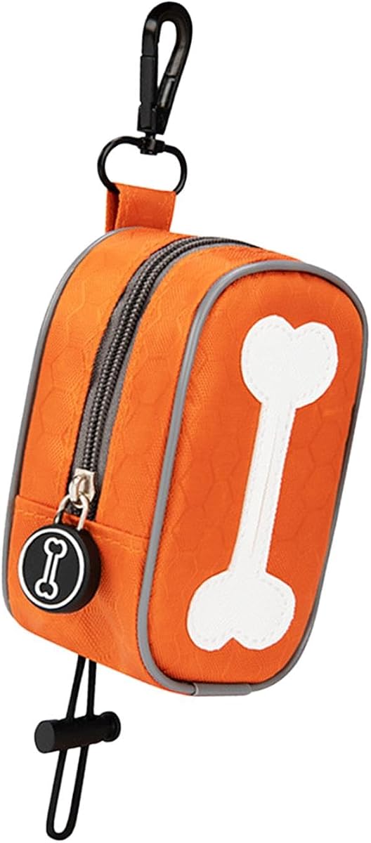 Refillable Waste Bag Roll Dispenser, Rust Orange product photo