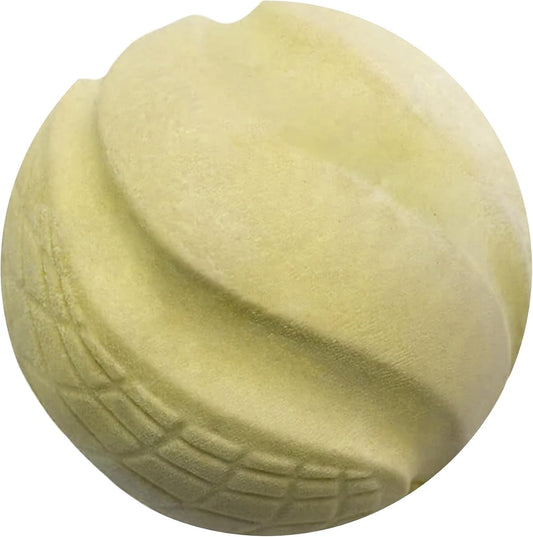 Rubber Foam Bounce Ball for Fetch, Yellow product photo