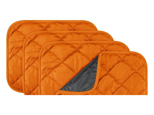 Self-Warming Reflective Cat Mat, Rust Orange product photo