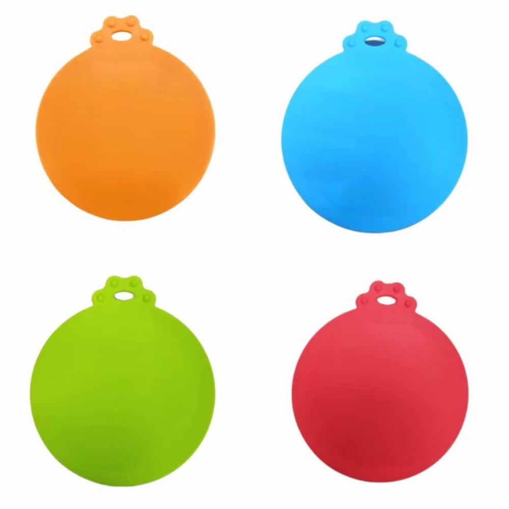 Silicone Can Cover Lids for Wet Food 3-Pack, Assorted product photo
