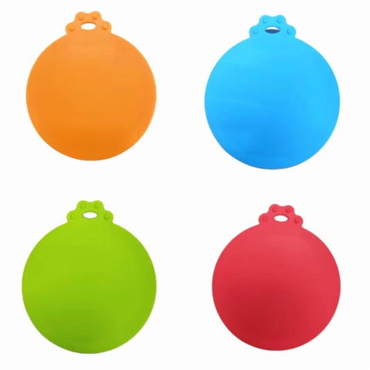 Silicone Can Cover Lids for Wet Food 3-Pack, Assorted product photo